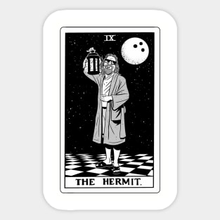 Dude Hermit Tarot Sticker